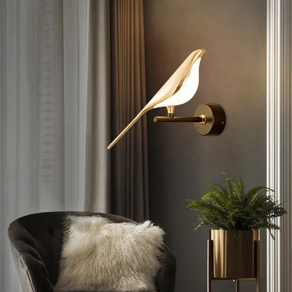 Modern Bird-Inspired LED Wall Light