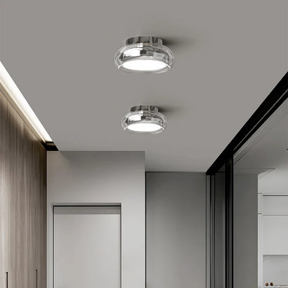 Modern Glass Ceiling Flush Mount Light