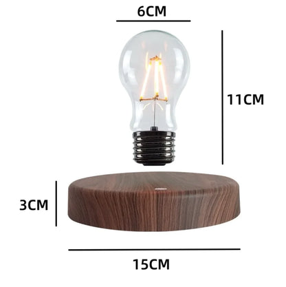Levitating Bulb Desk Lamp – Floating Edison-Style LED