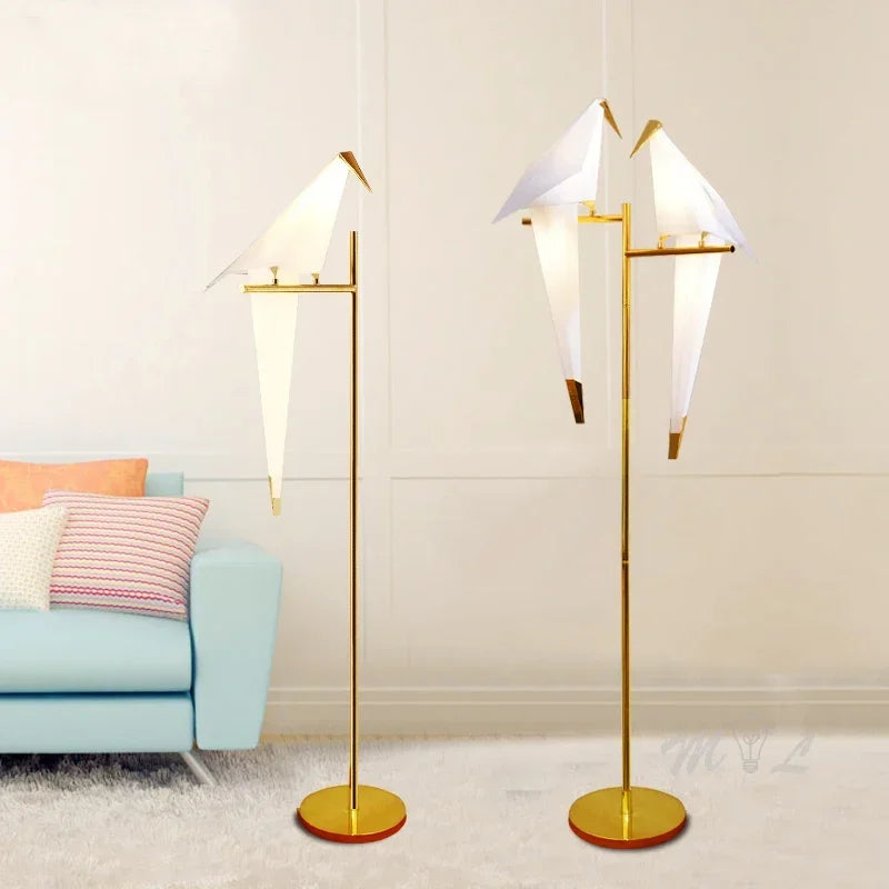 Origami Bird Lamp | Modern Decorative Table & Floor Light