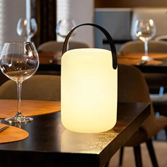 Portable RGB LED Table Lamp with Remote Control & USB Charging – Indoor & Outdoor