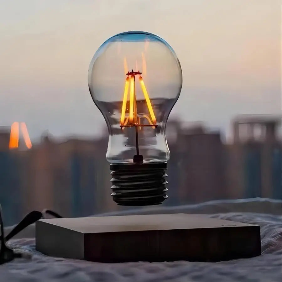 Levitating Bulb Desk Lamp – Floating Edison-Style LED