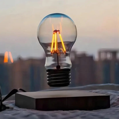 Levitating Bulb Desk Lamp – Floating Edison-Style LED