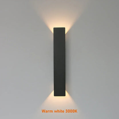 Modern Outdoor LED Wall Light – Up & Down Waterproof Facade Lamp