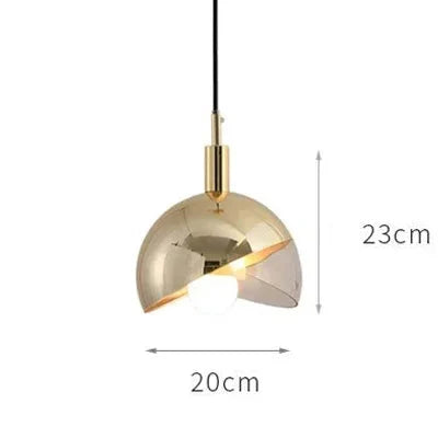 Modern LED Pendant Light with Smoked Glass Globe Shade