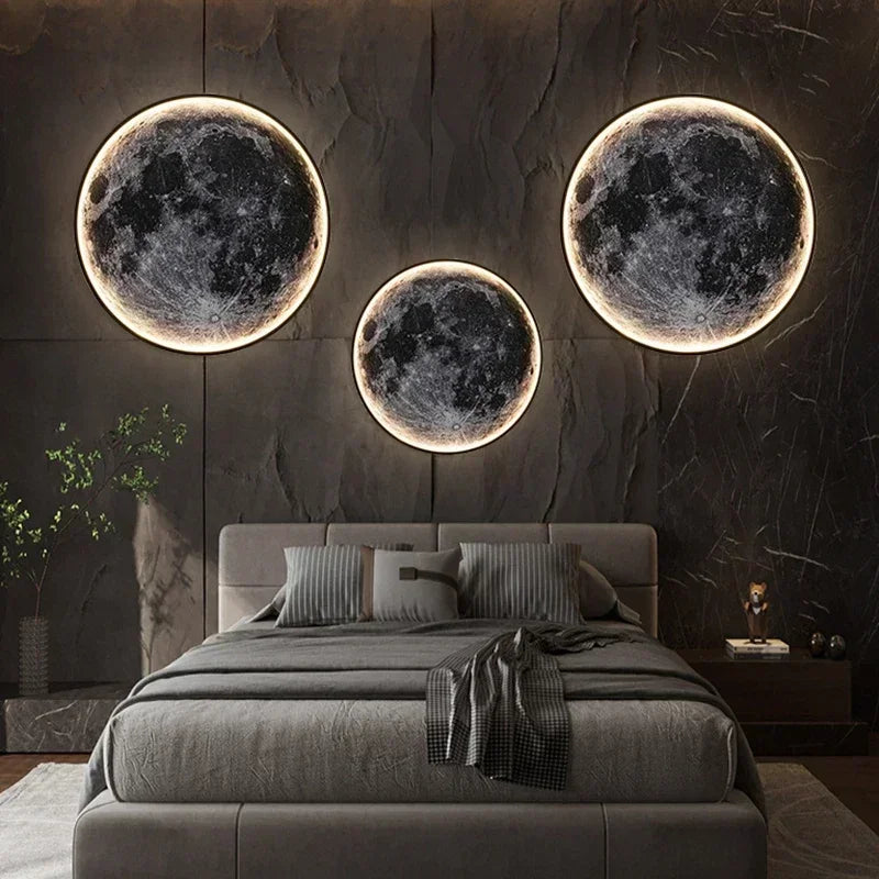 Decorative Moon LED Wall Light