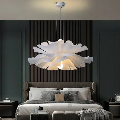 Lotus Flower Pendant Light – Decorative Ceiling Lamp with Layered Shade