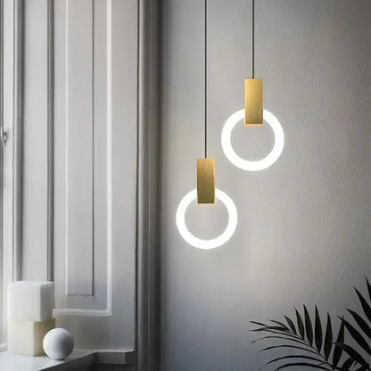 Modern LED Ring Pendant Light