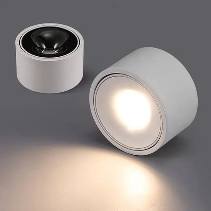 LED Surface-Mounted Ceiling Spotlight – Adjustable Angle, Modern Downlight