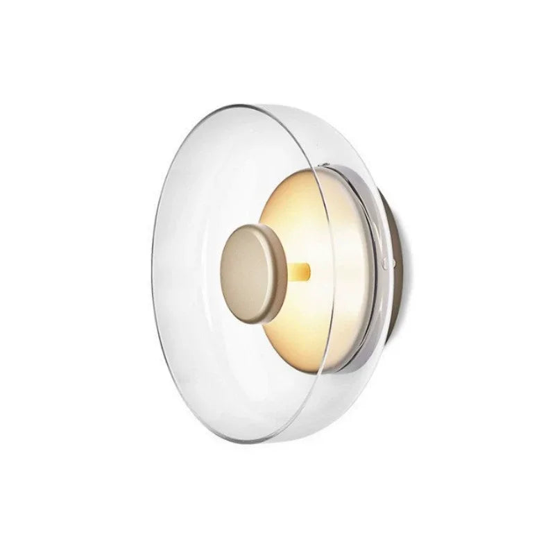 Modern Round Glass Wall Light