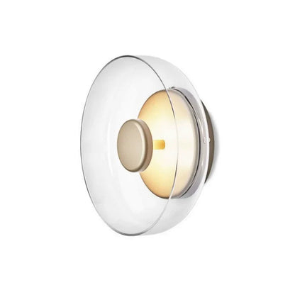 Modern Round Glass Wall Light