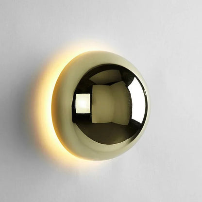 Modern LED Globe Wall Light with Halo Effect – Bauhaus Inspired