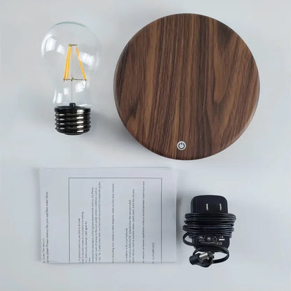 Levitating Bulb Desk Lamp – Floating Edison-Style LED