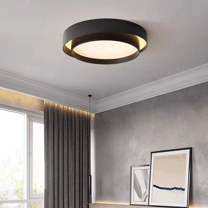 Modern LED Ceiling Light – Elegant Round Flush Mount for Living Room & Bedroom