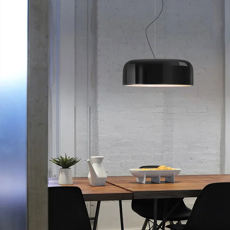 Modern Disc-Shaped LED Pendant Light