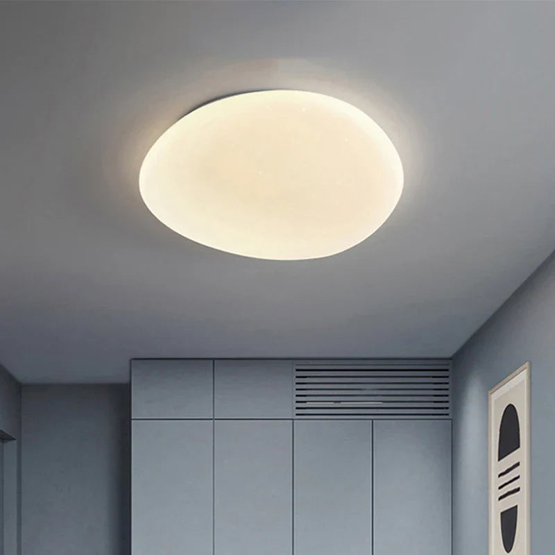Organic LED Ceiling Light – Natural Stone Shape