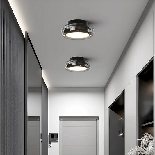 Modern Glass Ceiling Flush Mount Light