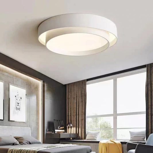 Modern LED Ceiling Light – Elegant Round Flush Mount for Living Room & Bedroom