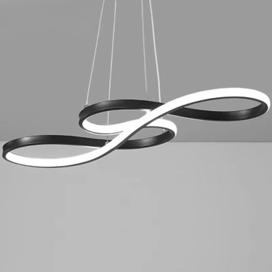 LED Pendant Chandelier in the Shape of Musical Notes – Creative Modern Ceiling Lighting
