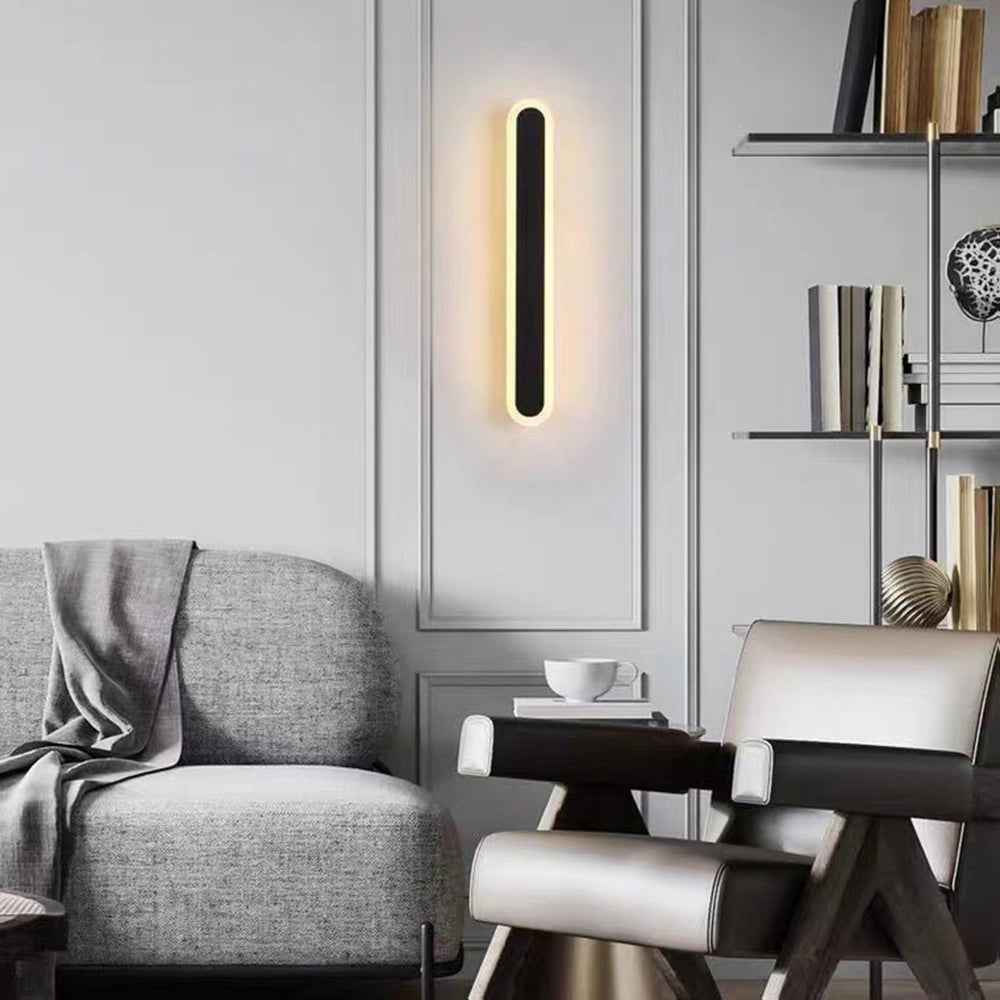 Linear Oval LED Outdoor Wall Light - Arrielight