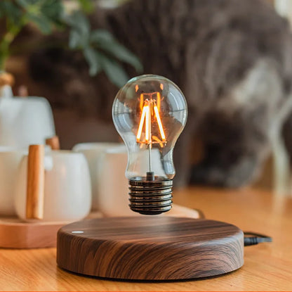 Levitating Bulb Desk Lamp – Floating Edison-Style LED