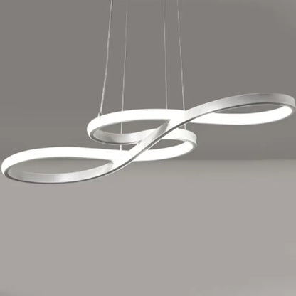 LED Pendant Chandelier in the Shape of Musical Notes – Creative Modern Ceiling Lighting