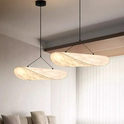 Designer Japandi Pendant Light with Elongated Panel Shape – Modern Elegance