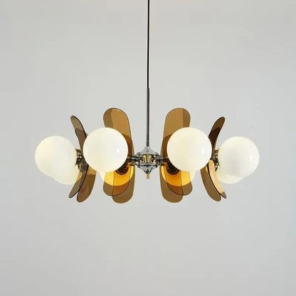 Retro Bauhaus Pendant Light with Globe Shades