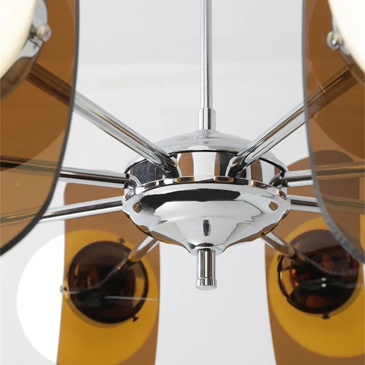 Retro Bauhaus Pendant Light with Globe Shades