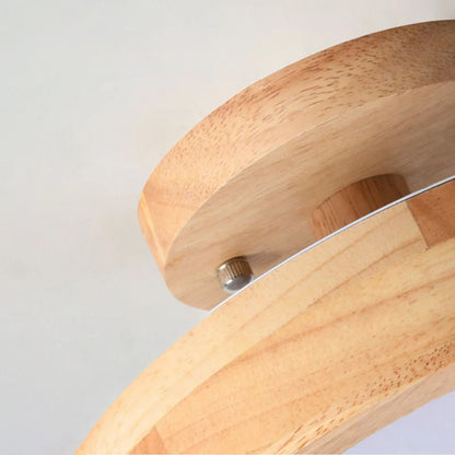 Modern Wooden LED Ceiling Light