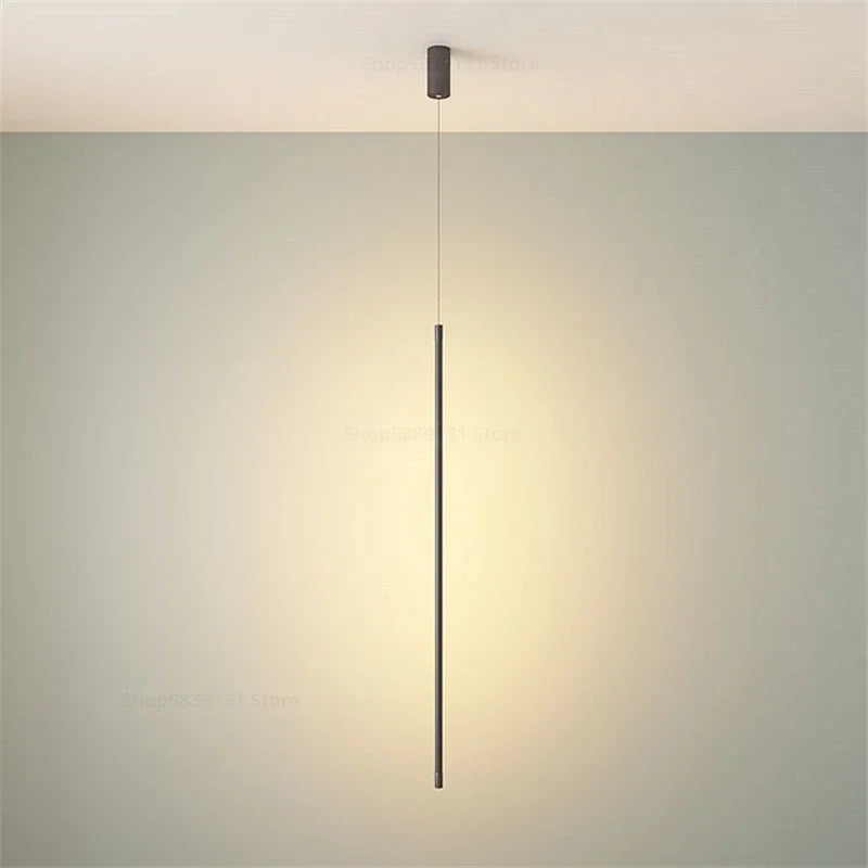 Modern Minimalist LED Pendant Light for Bedroom or Living Room
