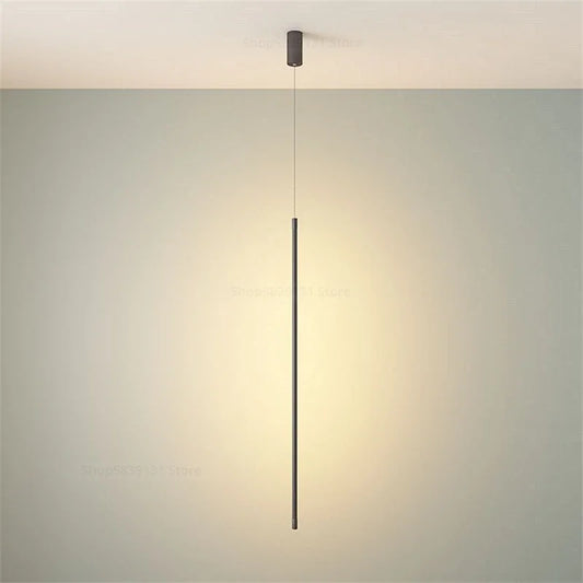 Modern Minimalist LED Pendant Light for Bedroom or Living Room