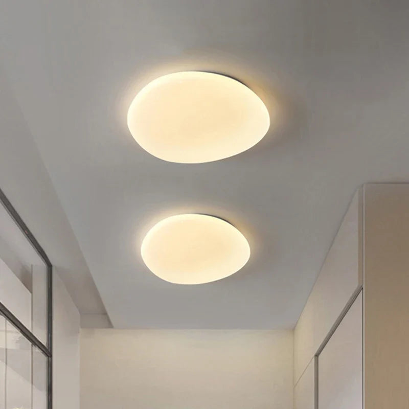 Organic LED Ceiling Light – Natural Stone Shape