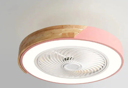 Modern LED Ceiling Light with Built-in Silent Fan and Remote Control – 2-in-1 Lighting and Cooling