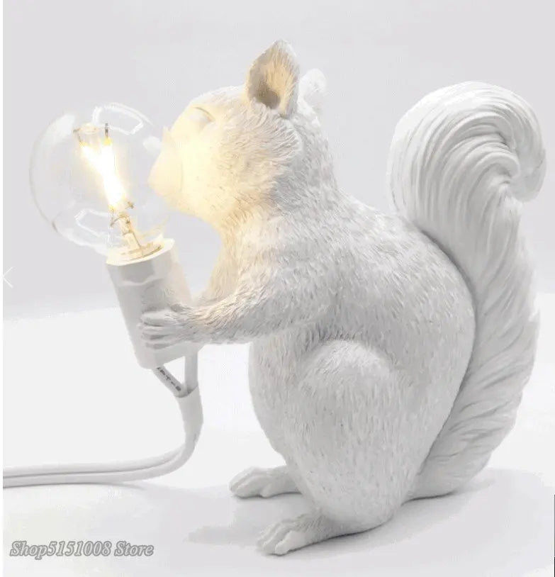 Squirrel LED Decorative Light – Designer Figure with Bulb, Indoor & Outdoor