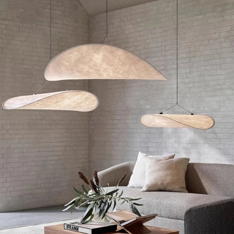 Designer Japandi Pendant Light with Elongated Panel Shape – Modern Elegance