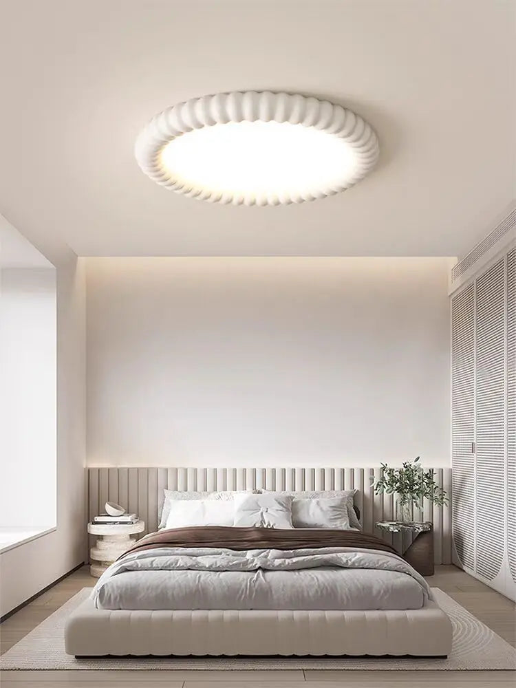 Modern LED Ceiling Flush Mount Light with Decorative Frame