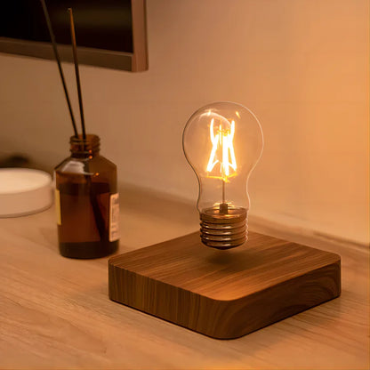 Levitating Bulb Desk Lamp – Floating Edison-Style LED