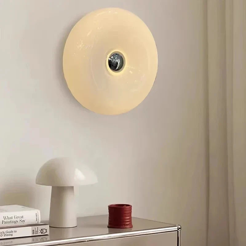 LED Donut Wall Light – Designer Halo Effect Wall Sconce