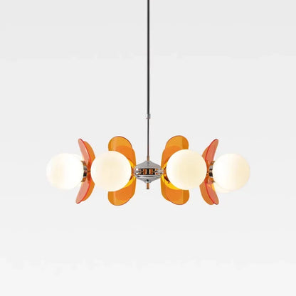 Retro Bauhaus Pendant Light with Globe Shades
