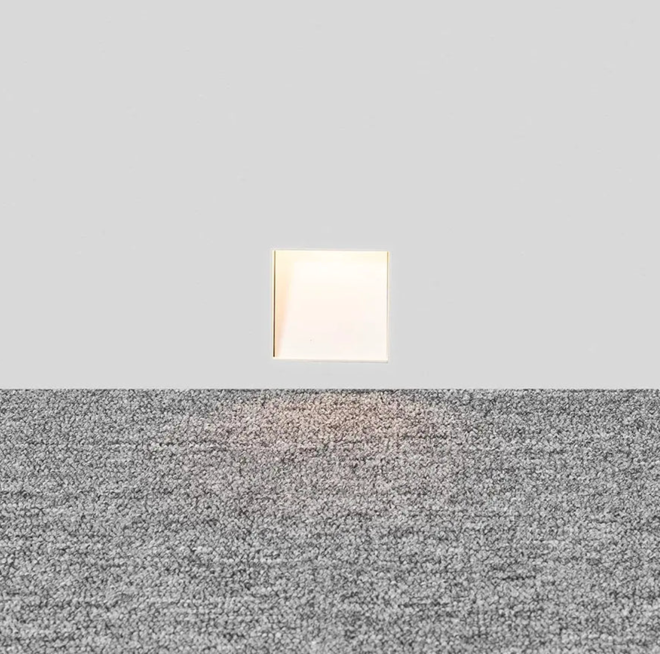 Recessed LED Stair Light – Square Wall-Mounted Step Light