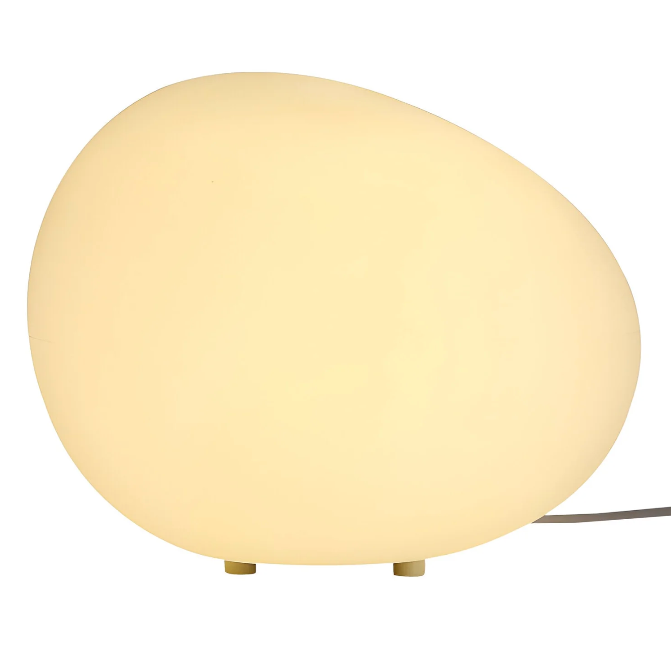 Stone-Shaped Table Lamp – Minimalist Organic Design