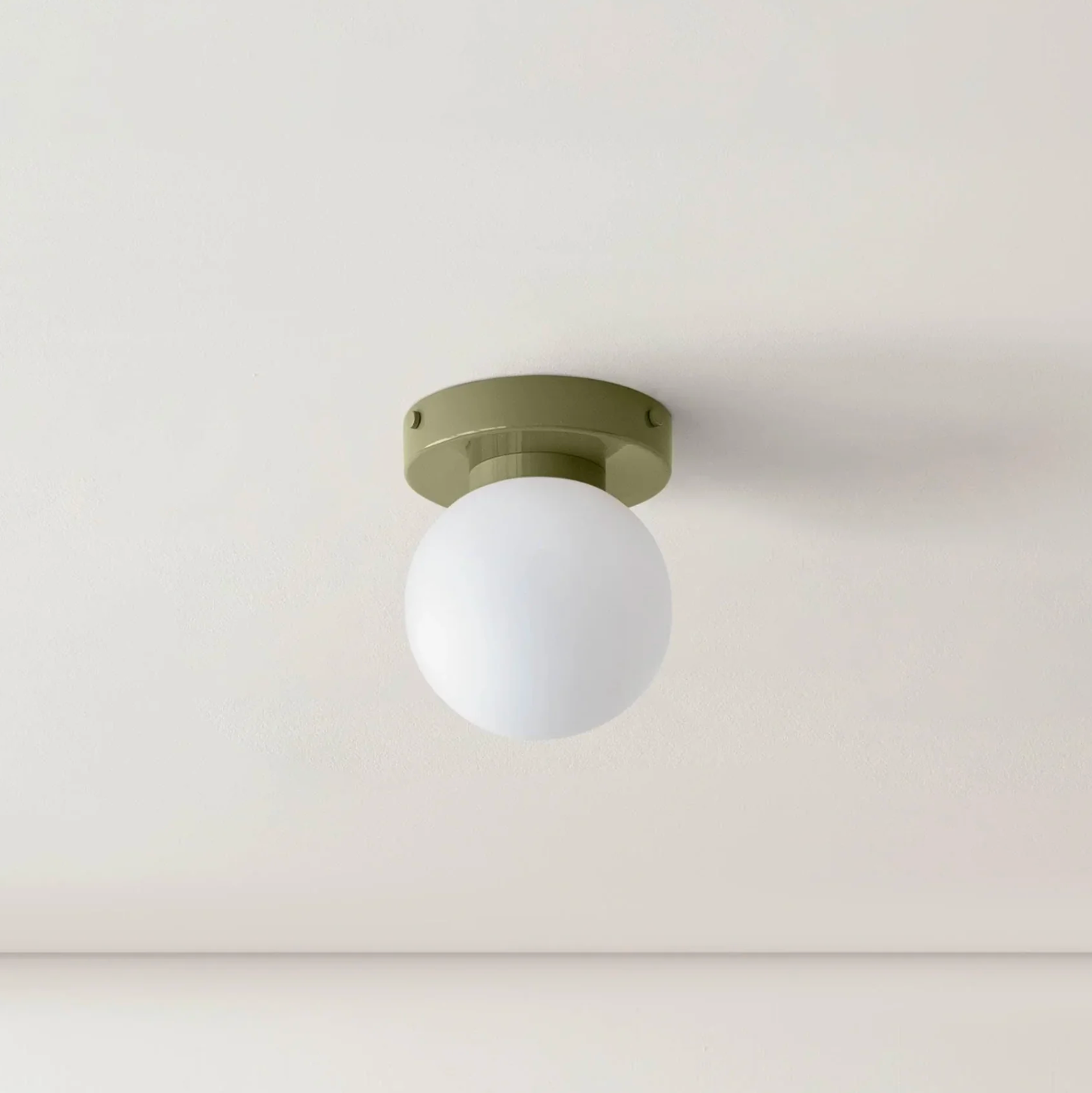 Modern Wall Light with Globe Shade – Minimalist Design