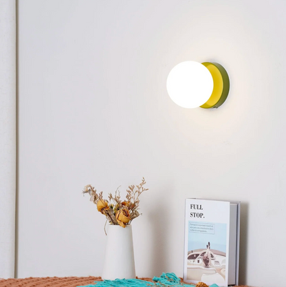 Modern Wall Light with Globe Shade – Minimalist Design