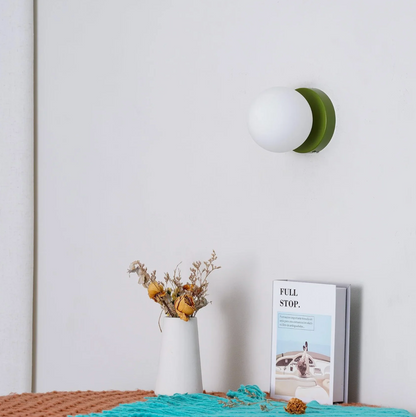 Modern Wall Light with Globe Shade – Minimalist Design