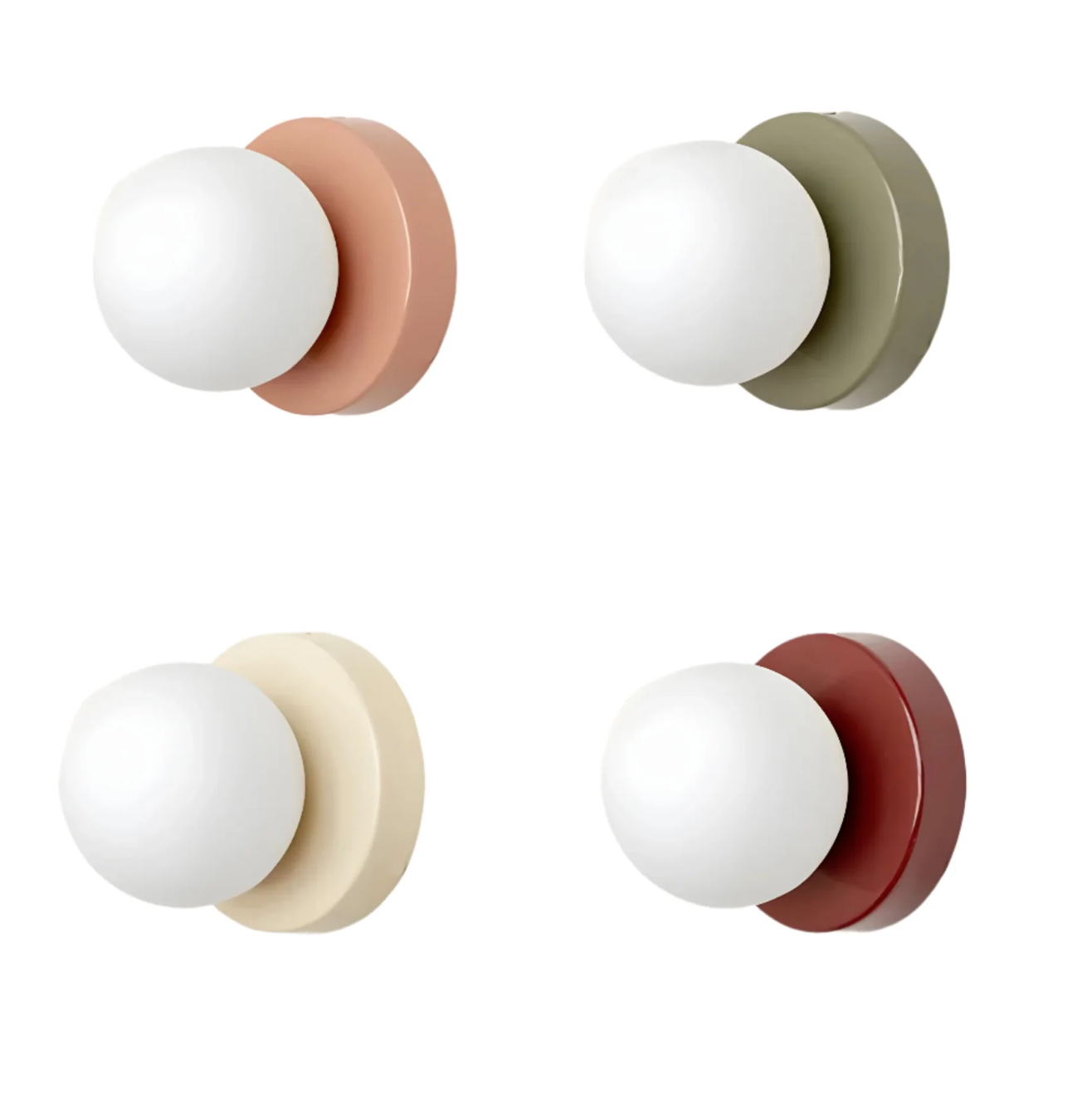 Modern Wall Light with Globe Shade – Minimalist Design