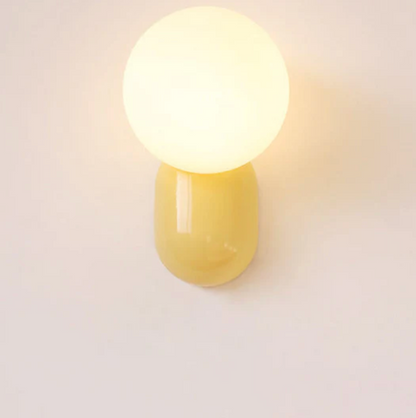 Modern Globe LED Wall Light – Designer Spherical Wall Light