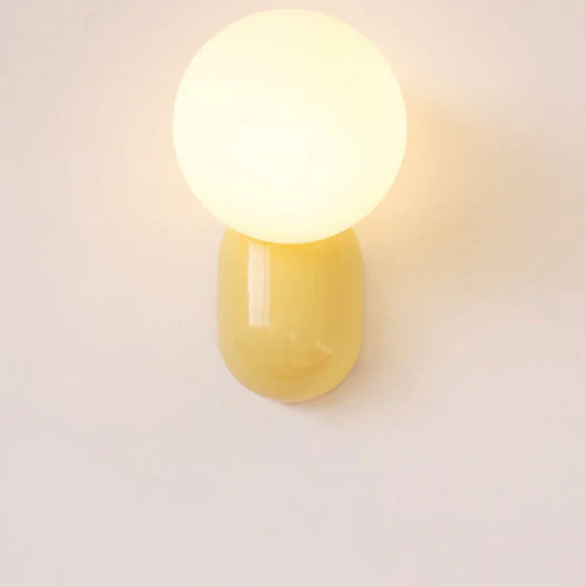 Modern Globe LED Wall Light – Designer Spherical Wall Light