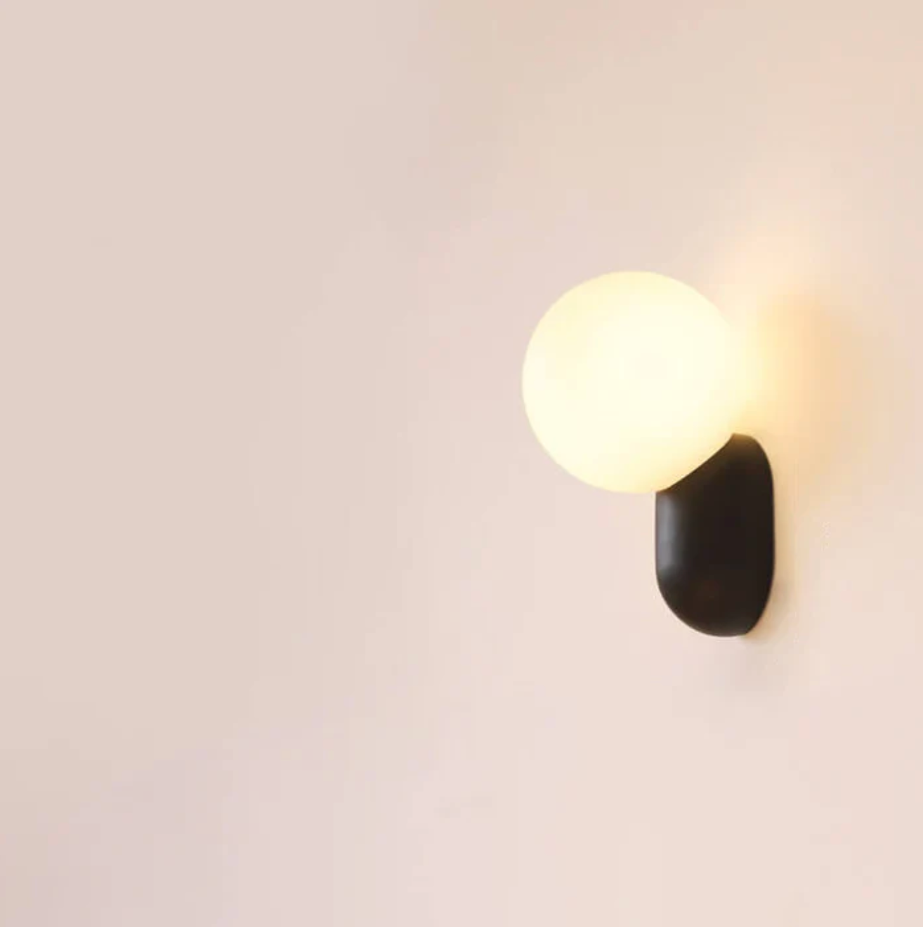 Modern Globe LED Wall Light – Designer Spherical Wall Light