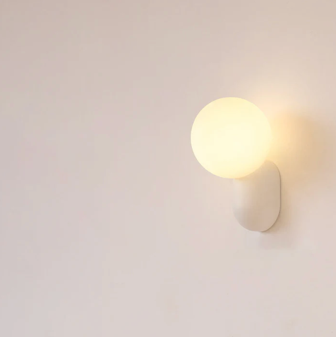 Modern Globe LED Wall Light – Designer Spherical Wall Light